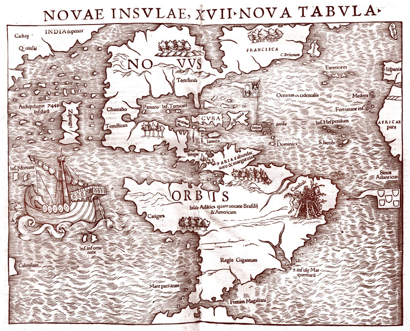 Oceanen en Amerika's 1540 Munster